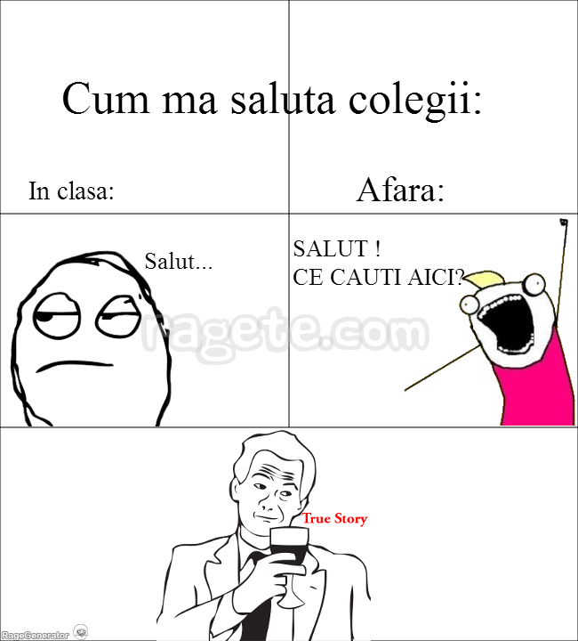 Cum ma saluta colegii
