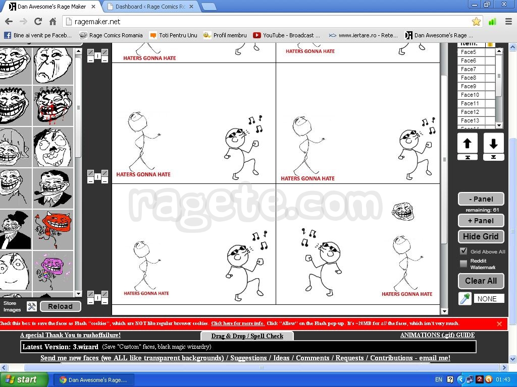 restu am facut in pint