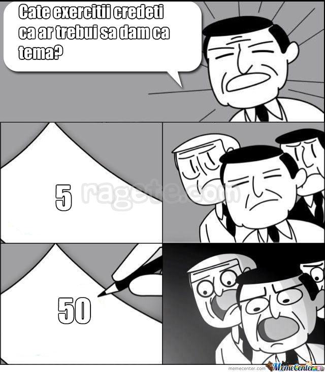 Teme pentru acasa(Concurs)