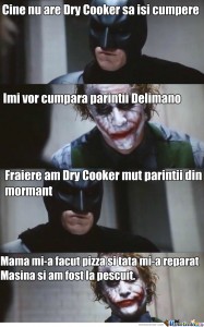 Batman v.s Joker Dry Coocker v.s Delimano Begin