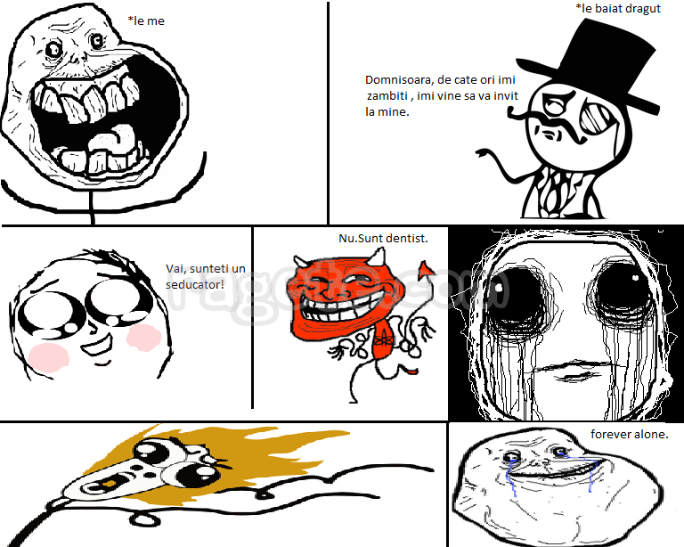La dentist. Meme & Rage Comics Romania